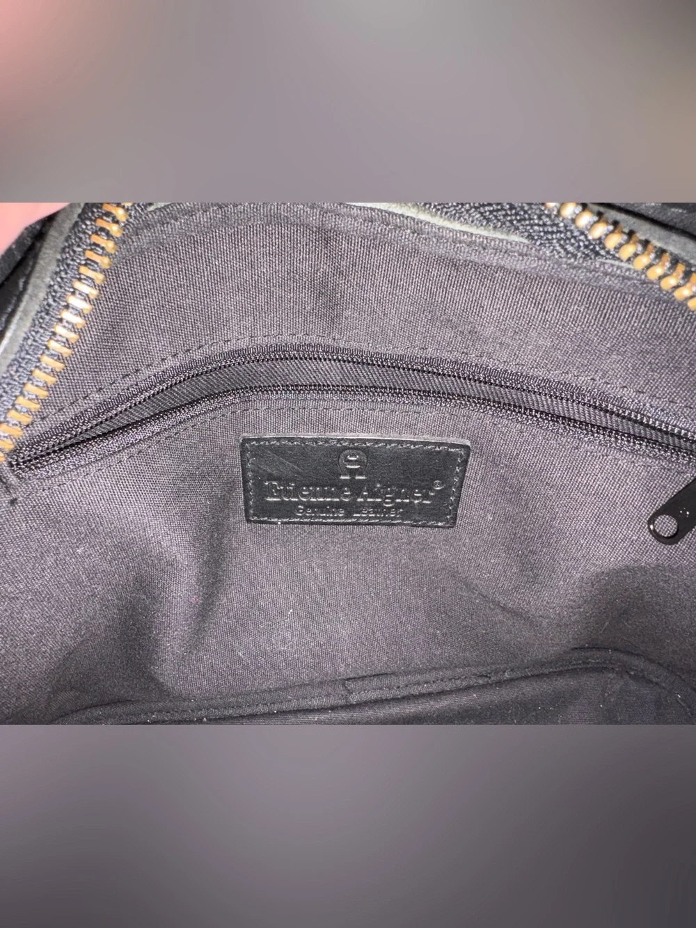 Etienne Aigner VTG Leather Satchel Crossbody | Classic Equestrian Style | EUC